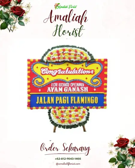 Sewa Papan Bunga Mandastana